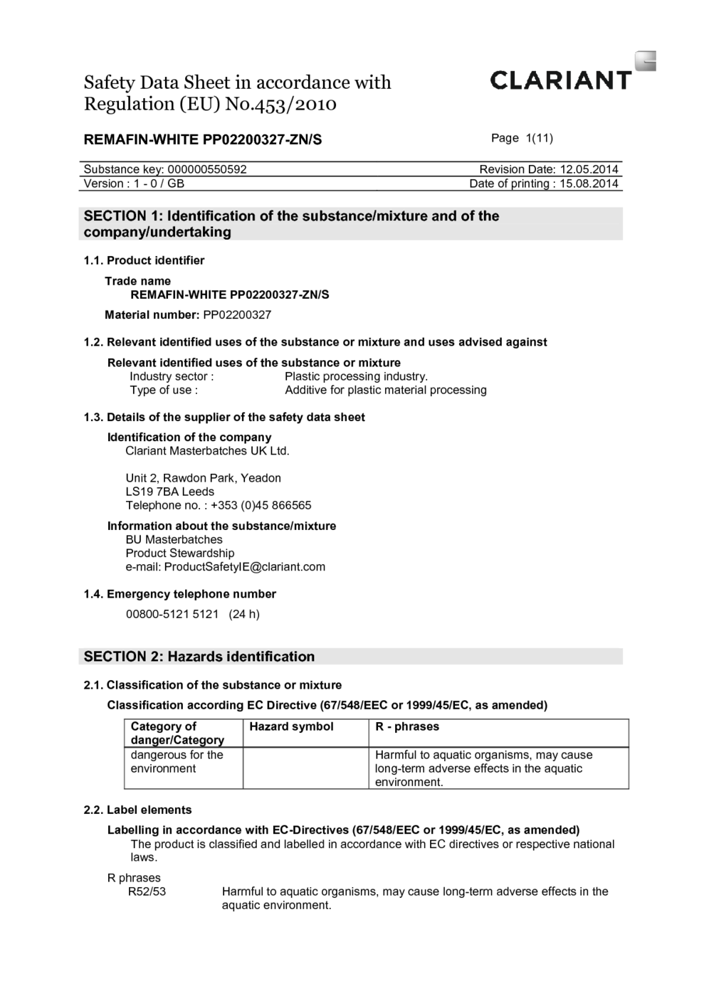 Grotan® OX: Safety Data Sheet PDF Dangerous Goods Toxicity, 54% OFF