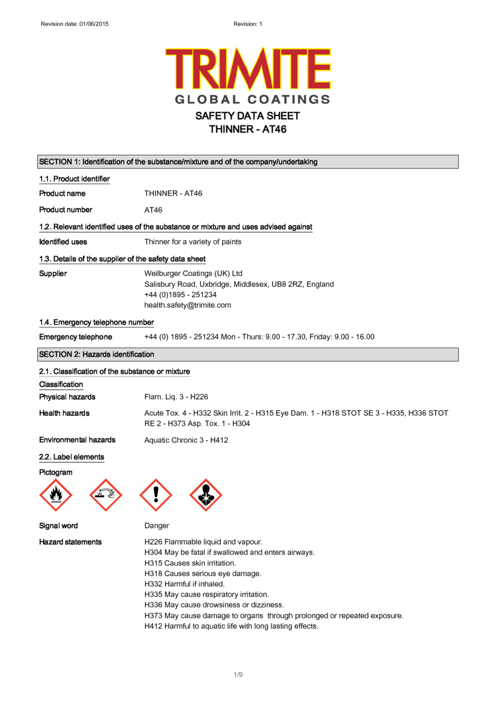 Paint Thinner Chemical Characteristics at Nada Martinez blog