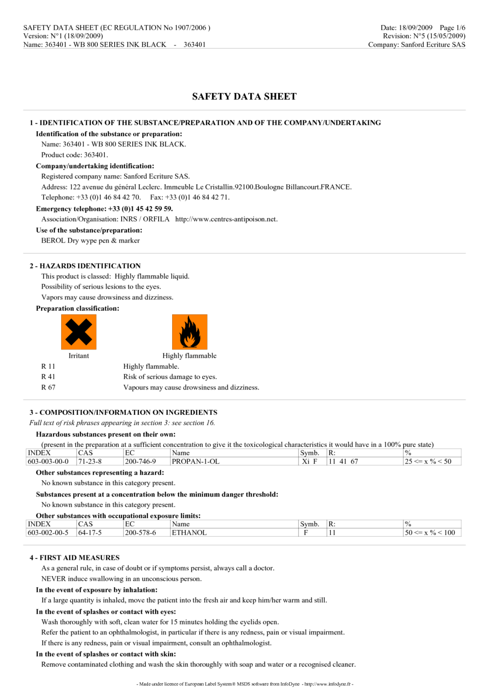 En Pen Quicktest 38 Msds PDF Dangerous Goods Toxicity, 40% OFF