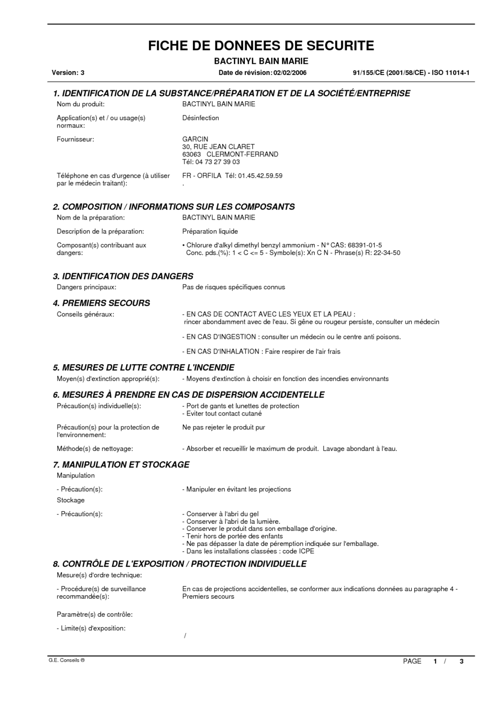 Natronlauge 30% MSDS Download